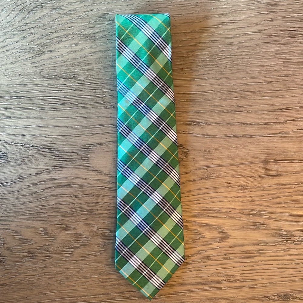 Lauren Ralph Lauren green silk tie